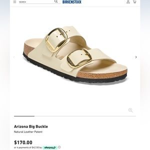 NWT! BIRKENSTOCK BIG BUCKLE!